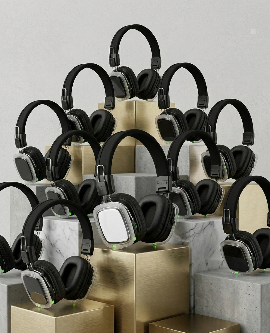 Prémium silent disco fejhallgatók bérlésre Budapesten